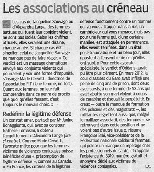 Article du Parisien consacré à cette affaire.